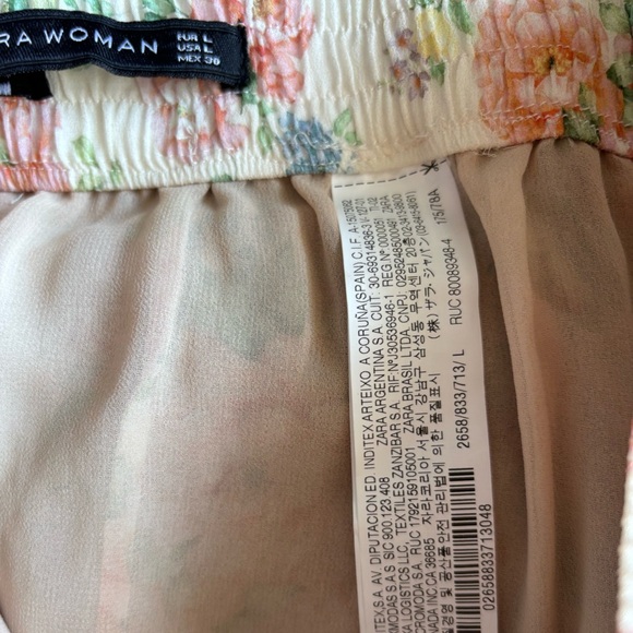 Zara Floral Ruffled Mini Skirt - Picture 14 of 14